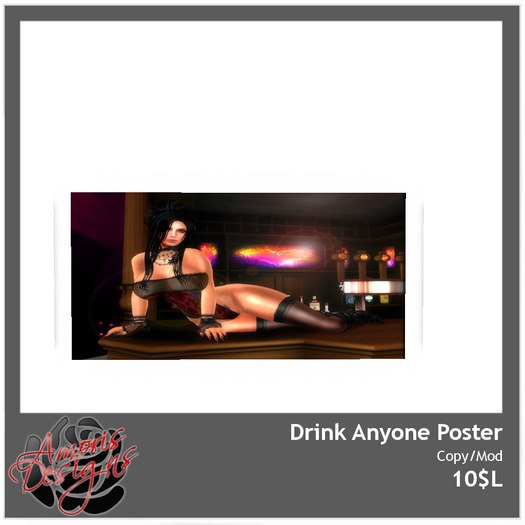 AD{@}. Drink Anyone ? Poster