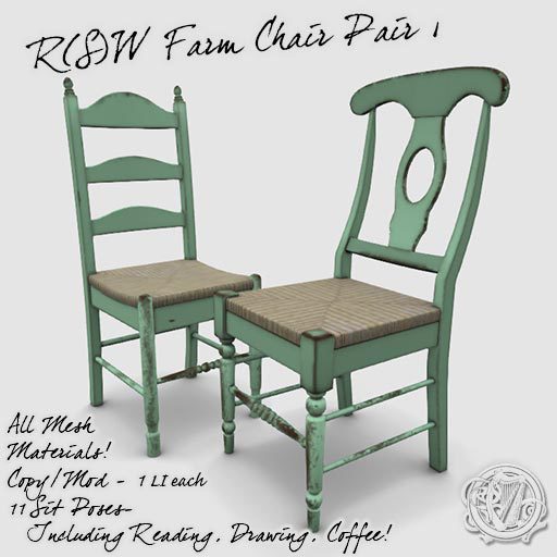 R(S)W Farm Chair Pair 1