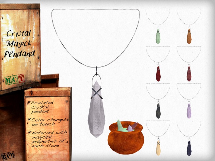 Crystal Magick Pendant and NC