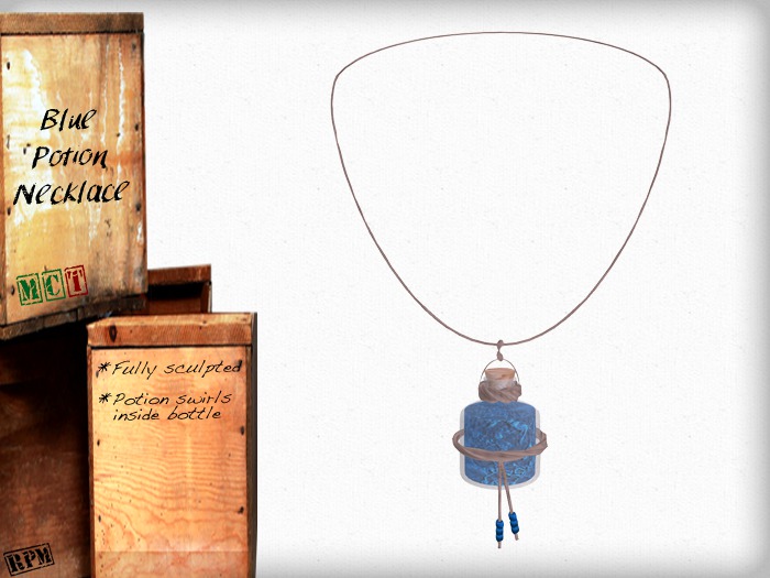 Potion Necklace - Blue