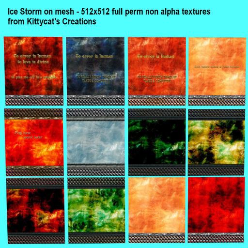 Ice storm with mesh box