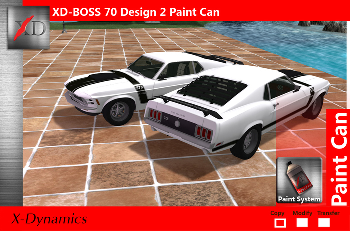 Paint Can XD-BOSS 70 Design 2 Boxed 