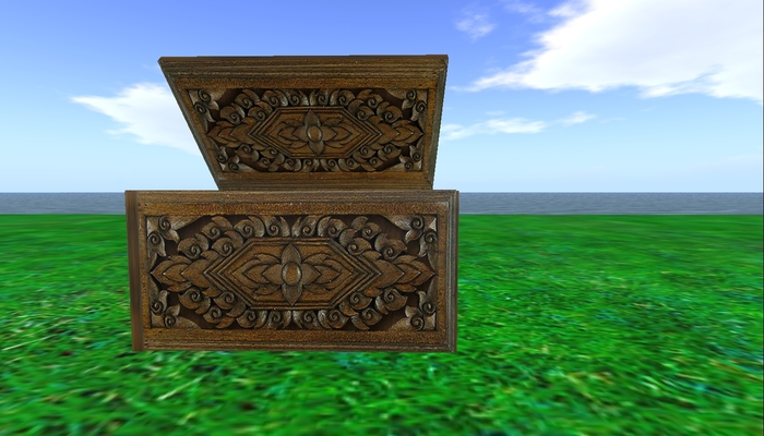 Dark wood Chest