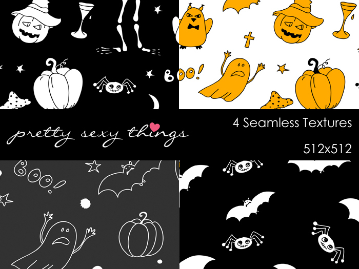 Seamless Halloweenies PST