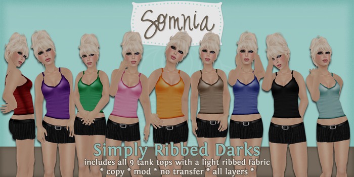 .: Somnia :. Simply Ribbed Darks {Wear Me to Unpack}