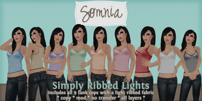 .: Somnia :. Simply Ribbed {Lights}