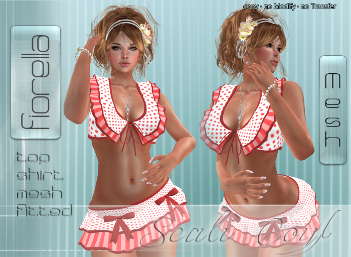 .:SC:.Fiorella Mesh -Fitted top skirt