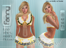 .:SC:.Fanny Mesh -Fitted top skirt
