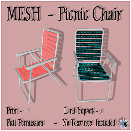 MESH - Picnic Chair  (Boxed)