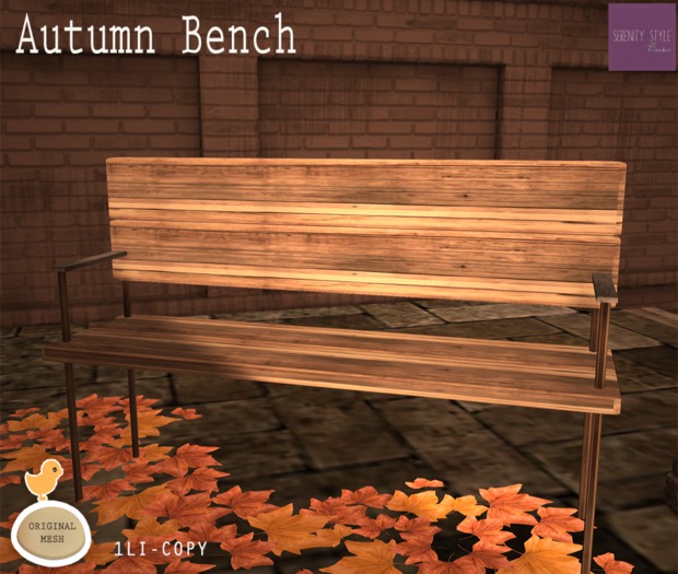 Serenity Style- Autumn Bench