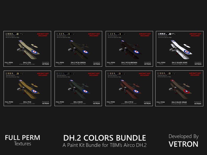 [Vetron] DH.2 Colors Bundle