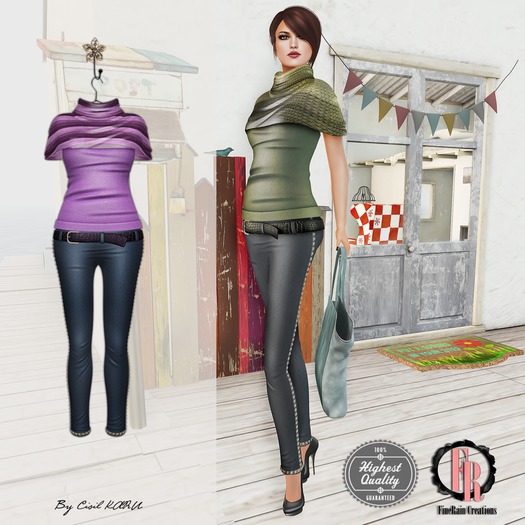 :: FineRain creations.::Autumn Set Purple