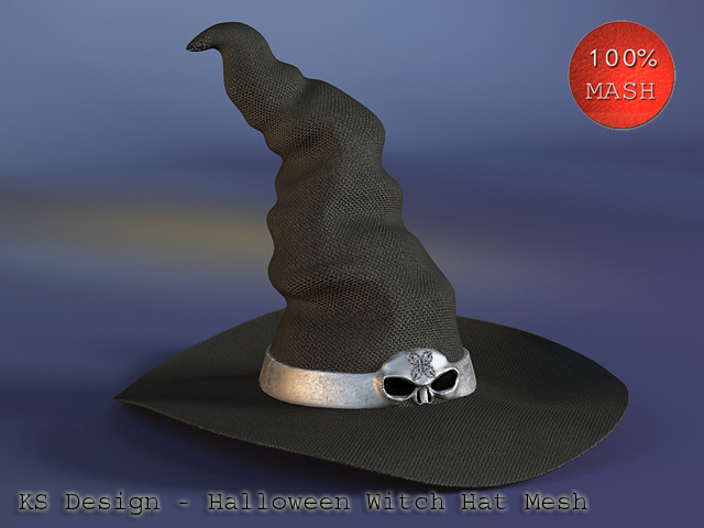 KS Design - Halloween Witch Hat Mesh