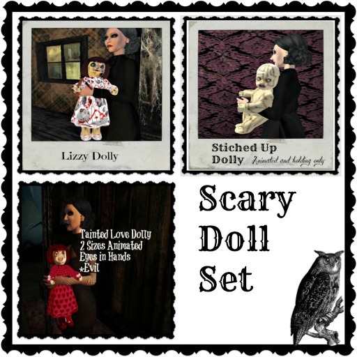 Scary Doll Set 