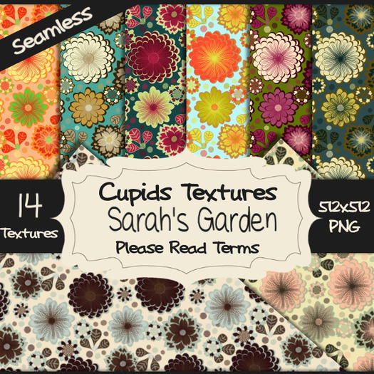 *Cupids Textures * 14 SARAH'S GARDEN