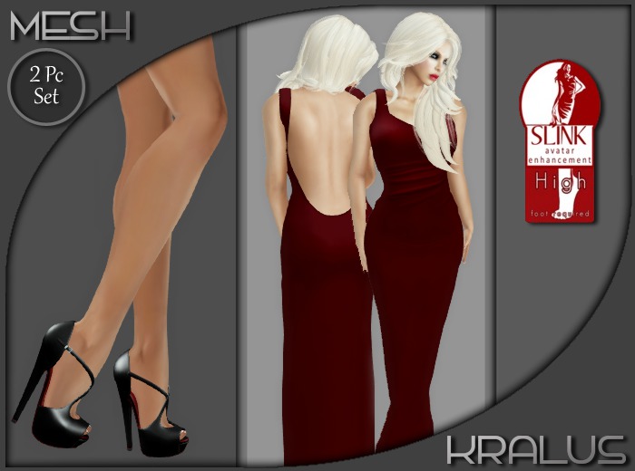 ::KRALUS:: Mesh : Lady in Red 