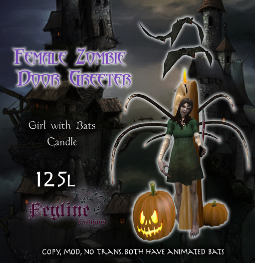 *FF* Female Zombie Door Greeter