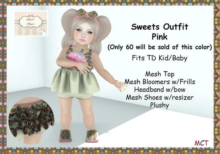 [S][A] Sweets Dress - Pink 60 only