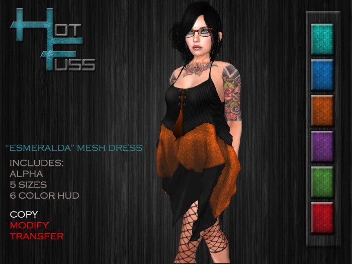 Hot Fuss "Esmeralda" Dress