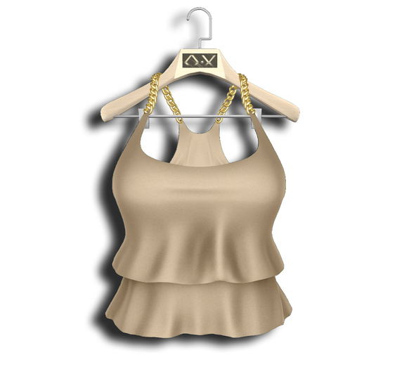 .:Vitrimi:. Chained Tank Beige