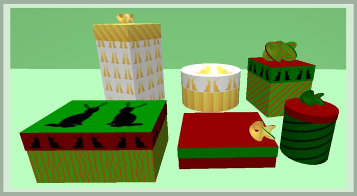 Kitty Christmas Gift Boxes 6-pack