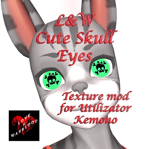 L&W Cute Skull Eyes - Kemono Texture Applier  -