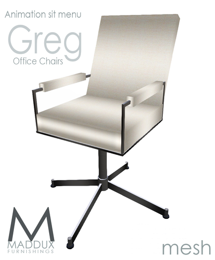 GREG OFFICE CHAIR - WHITE
