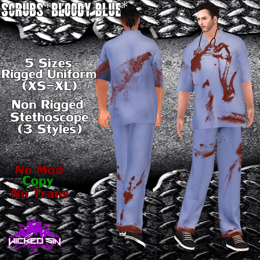 ^WSC^ Scrubs *Bloody* {Mesh}