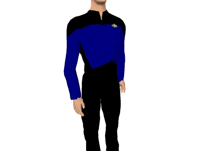 Trek - TNG - Blue(boxed)