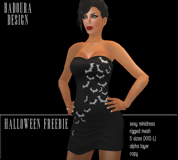 BD-Bat Mini Dress Mesh