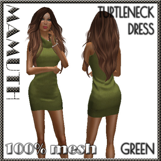MAMUTH TURTLENECK DRESS MARILYN BOXED