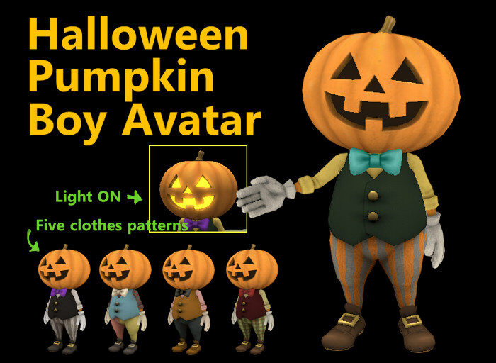 Halloween Pumpkin Boy AV