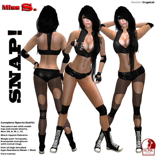 Miss S. Outfit Snap! black