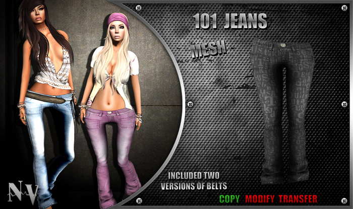 [NV] 101 Jeans -Letters-