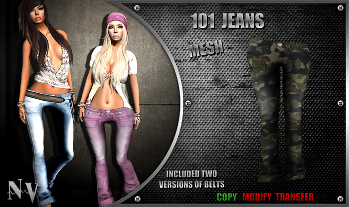 [NV] 101 Jeans -Camo-