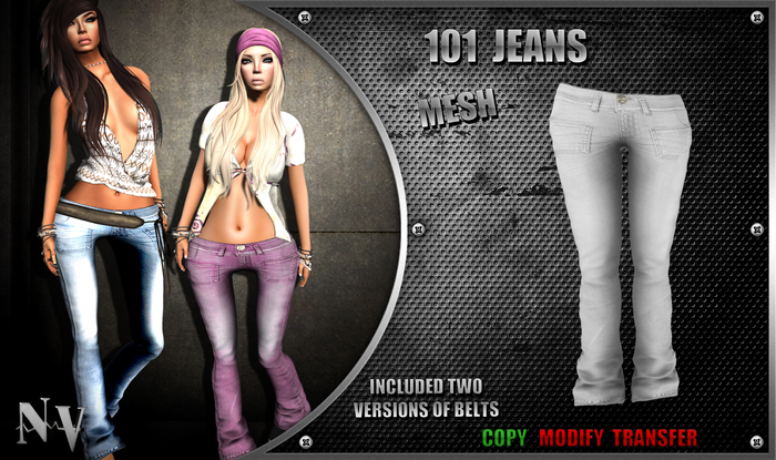 [NV] 101 Jeans -White-