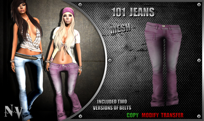 [NV] 101 Jeans -Pink-