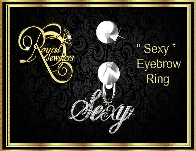 "Sexy" Eyebrow Rings (Boxed)