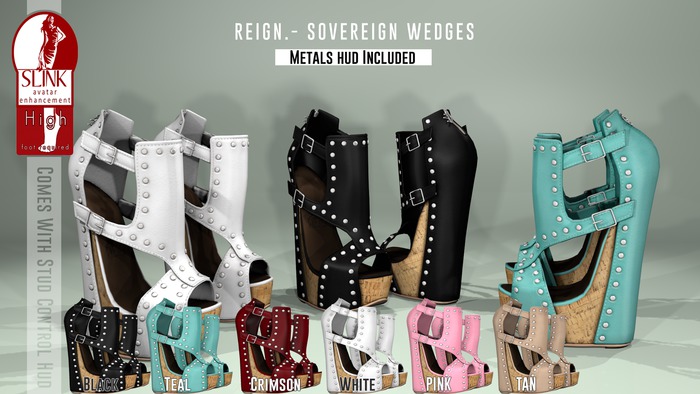 REIGN.- SOVEREIGN WEDGES- White
