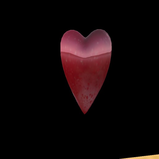 rotating shiny heart tipjar