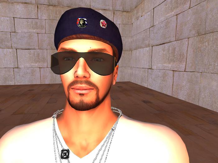 Dark-blue Beret, che, resizeable