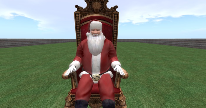 SITTING SANTA