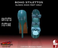 PADRA SLINKS HIGH BOOTIES/STILETTOS