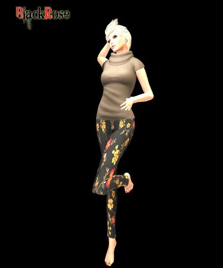 BlackRose Turtle Neck top Sand