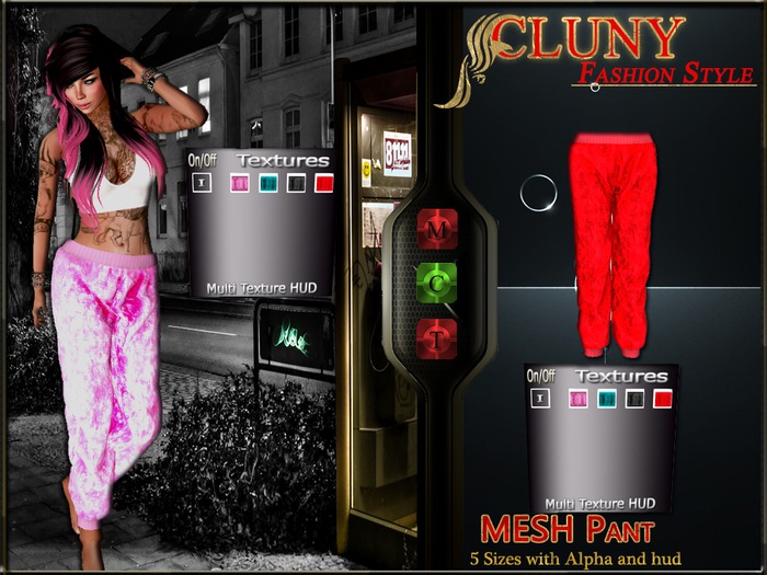 =C.F.S= Mesh sweat pants demo