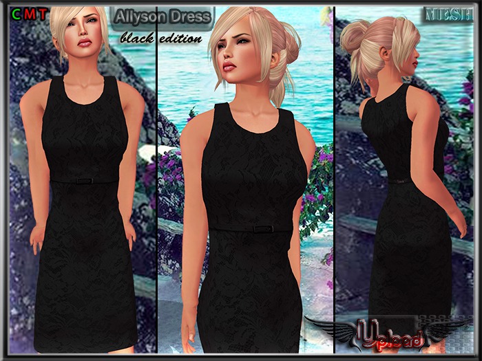 '\\Upload//' - Allyson Dress (black edition)