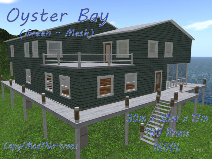 Oyster Bay - Blue (V3 mesh) Packaged 102414