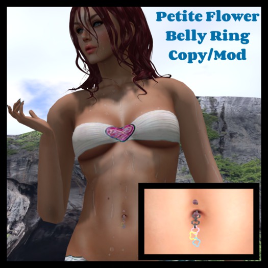 Petite Flower Belly Ring
