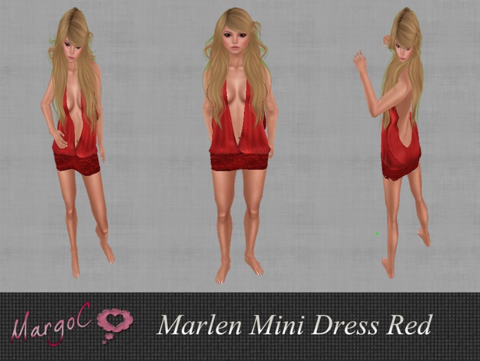 Demo Marlen Mini Dress  Red - MargoC