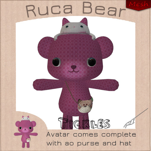 RT RUCA BEAR AVATAR TICKLES OPEN ME